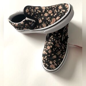 Floral Slip On Vans